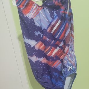 Red, White, & Blue Adult Small GK leotard